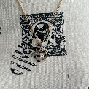 Stainless steel gold necklace